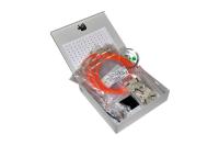 Кросс настенный Мини, предсобранный, 6 портов LC/UPC duplex, 50/125 мкм