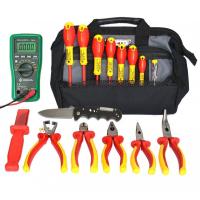 SK-16 B1 - набор изолированного инструмента электрика в сумке, 17 предметов
