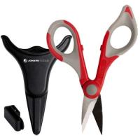 Jonard JIC-TK-325 - ножницы из высокоуглеродистой стали с эргономичными ручками для резки кевларовых нитей в чехле