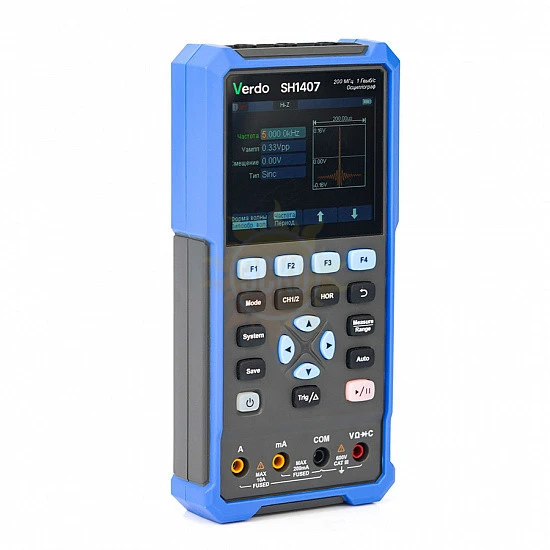 Фото VERDO SH1407 - осциллограф-мультиметр 200 МГц, 2 канала