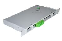 Кросс 19, предсобранный 1U, 8 портов SC/APC Duplex, 9/125 мкм