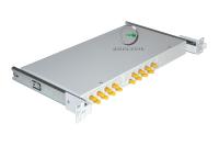 Кросс 19 выдвижной, предсобранный 1U, 16 портов ST/UPC, 50/125 мкм