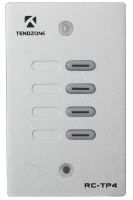 Tendzone RC-TP4 - Настенная панель "Селектор на 4 канала"