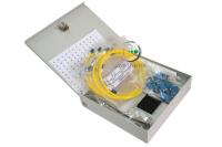 Кросс настенный Мини, предсобранный, 2 порта LC/UPC duplex, 9/125 мкм