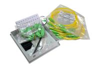 Кросс настенный Микро, предсобранный, 4 порта SC/APC, 9/125 мкм