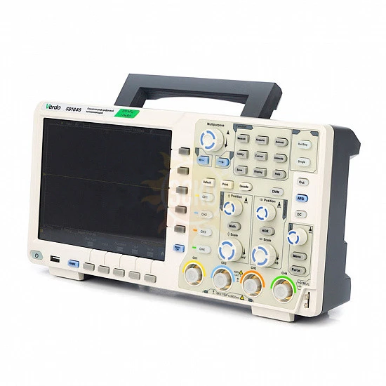 Фото VERDO SB1646 - осциллограф цифровой 4 канала, 200 МГц, 1 Гвыб/с