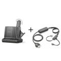 Фото Комплекты: гарнитура Plantronics Savi W745/A-M + микролифт