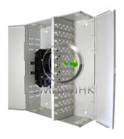 Кросс настенный, предсобранный, 64 порта ST/UPC, 9/125 мкм