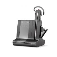 Plantronics Savi 8245 Office — беспроводная (DECT) гарнитура для компьютера, мобильного и стационарного телефонов с шумоподавлением (S8245), USB-A