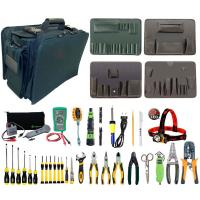 SK-V-1267 - набор инструмента для телекоммуникаций в сумке из баллистического нейлона с четырьмя паллетами