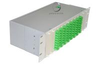 Кросс 19, предсобранный 3U, 64 порта SC/APC, 9/125 мкм