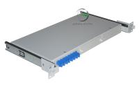 Кросс 19 выдвижной, предсобранный 1U, 8 портов SC/UPC, 9/125 мкм