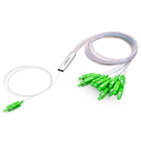 Разветвитель планарный 1х16 оконцованый LC/UPC 9/125 вывод 1.0м буфер 0.9мм 1260/1650