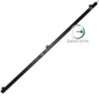 Блок розеток вертикальный 32А на два  раздельных контура по 16 розеток Shuko 16А с автоматом защиты ABB  SH201-B16 и амперметром, шнур (3х4мм2) - 4м