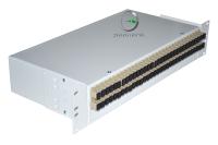 Кросс 19, предсобранный 2U, 64 порта SC/UPC, 50/125 мкм