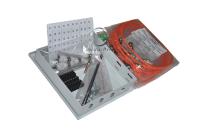 Кросс настенный Микро, предсобранный, 4 порта FC/UPC, 50/125 мкм