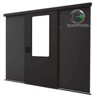Дверь автоматическая одностворчатая в комплекте с рамой 600x2142 мм