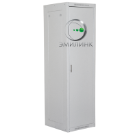 19 напольный шкаф СТАНДАРТ 42U 600x600 мм, передняя дверь металл, боковые стенки съемные