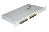 Кросс 19, предсобранный 1U, 16 портов SC/UPC, 50/125 мкм