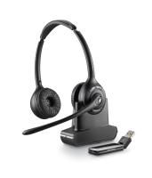 Plantronics Savi W420M (Over-the-head) — беспроводная DECT гарнитура для компьютера, оптимизирована для Microsoft Office Communicator и Lync